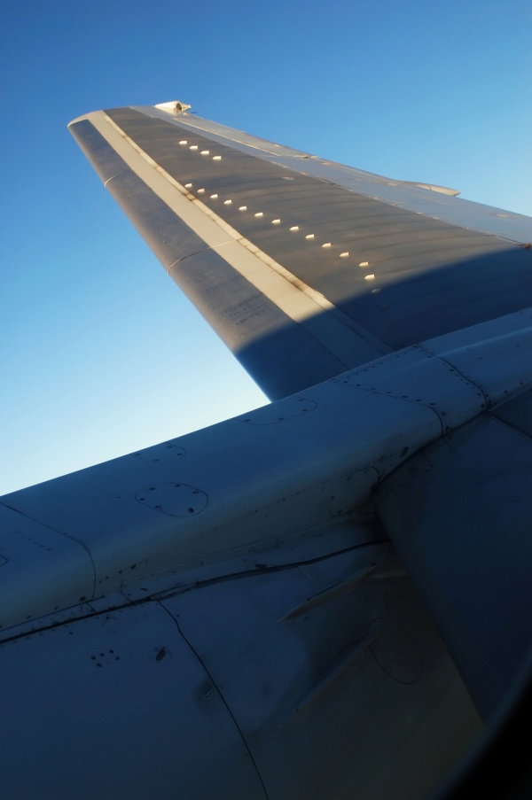 Jobb szárny egy élesebb balra fordulásnál